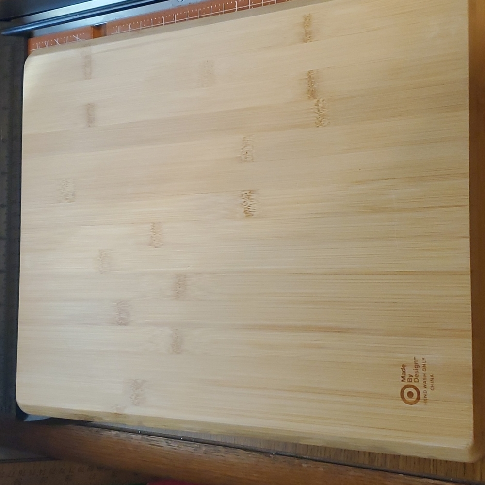 NWOT Bamboo Cutting Board 14in x 11in